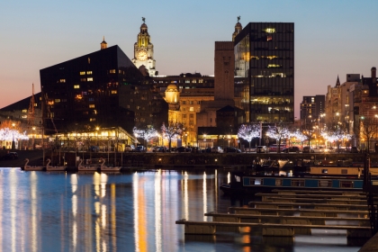 Liverpool Albert Dock at Night